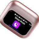 ZYHKON Sleep Earbuds Light-Weight Headphones, 48H Playtime with Charging Case, Mini Sleep Headphones Bluetooth in Ear Small Design for Side Sleepers, Dark Rose