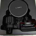 LISEN for 15W MagSafe Car Mount Charger,MagSafe Charger,Wireless Car Charger,Magnetic Phone Holder for Car,Phone Holders for Your Car Accessories for Women Men Jeep Ford F150 for iPhone 17-12,Samsung (Black Gray)