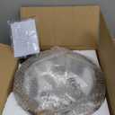 Farmhouse Chandelier, Modern Hanging Pendant Lighting, 4-Light Rustic Ceiling Light Fixture, Vintage Chandelier for Hallway Foyer Dining Room Entryway Kitchen Island Bedroom