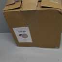 AmorArc Ceramic Dinner Plates Set of 6, 10.5 Inch Handmade Reactive Glaze Stoneware Plates, Rustic Shape Dinnerware Dish Set for Kitchen, Microwave & Dishwasher Safe, Scratch Resistant-Cappuccino