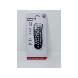 GE Universal Remote Control for Samsung, Vizio, LG, Sony, Sharp, Roku, Apple TV, TCL, Panasonic, Smart TVs, Streaming Players, Blu-ray, DVD, 4-Device, Silver, 33709