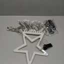 Christmas Decorations Star String Lights,320 LED Outdoor Christmas Tree Lights with 13" Topper Star,8 Modes Waterproof Hanging Fairy Twinkle Lights for Xmas New Year Party Holiday (Plastic Star-Multicolor)