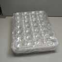 Hedume 7 Pack Cupcake Containers, 24 Counts Stackable Plastic Cupcake Boxes with Detachable Lid Perfect for Cupcakes, Muffin, BPA-free