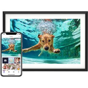 Euphro 10.1'' Digital Picture Frame with 32GB Storage, Digital Photo Frame with 1280x800 IPS Touch Screen, Share Photos/Videos and Send Best Wishes via Free App