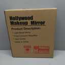 VANITII GLOBAL Vanity Makeup Mirror with Lights 9”x12” Hollywood Mirror with Music Speaker Dimmable 3 Color Lighting Light up Mirror with 10X Magnification 360 Degree Rotation for Bedroom Bathroom