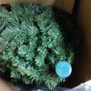 8 FT Artificial Xmas Tree with 1498 PVC Branch Tips 880 Warm White LED Lights