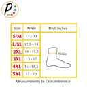 Presadee 15-20 mmHg Moderate Compression Foot Swelling Leg Ankle Open Toe Sleeve (Beige, 5X-Large)