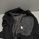boys Fleece Jacket Zip Up hoodie Kids Winter Coats Warm Soft Sherpa Lined Hoodie Outerwear Teens 6-15 (Black, L)