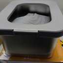 Decflow 10L Stainless Steel Dog Water Bowl, No Spill Anti-Splash Dog Bowls with XXL Silicone Mat, Spill-Proof Slow Feeder for Messy Drinkers, Heavy Duty Pet Bowls for Indoor/Outdoor Use Grey