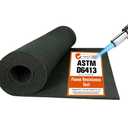 39 x 48 x 1/5 inches Carbon Fiber Welding Blanket Fireproof, Heat Resistant Fabric 3000°F High Temp Insulation Pad, Flame Retardant Protective Mat for Soldering Welding Brazing Plumbing