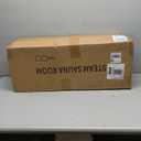 X-Vcak Sauna Box, Portable Sauna, Portable Steam Sauna for Home, Sauna Tent with Steamer, Remote Control, Folding Chair, 9 Levels, 2.6’ x 2.6’ x 5.9’