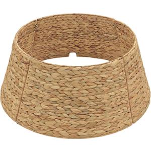 CENBOSS Rattan Christmas Tree Collar, Wicker Tree Skirt & Stand Base Cover (Natural, 24 inch)