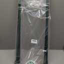 12 Packs Plant Support Stake, 10" W x 24" H Thickened 5mm Half Round Metal Garden Plant Stake, Green Plant Support Ring, Border Support for Indoor Outdoor Plants, Vegetable, Flowers