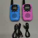 Walkie Talkies for Kids Rechargeable, 2000 mAH Last 3-4 Days 2 Way Radios Toys for 3-12 Year Old Boys Girls to Outside, Camping, Hiking Birthday Holiday Easter Basket Stuffers Presents