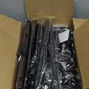 Room Divider No Drilling Curtain Rod Wall Divider for Room Separation, 4-10ft(H) 28-114inch(W) Adjustable, Heavy Duty Partition Space Separator Freestanding Tension Curtain Stand, Black