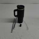 BJPKPK 30oz Stainless Steel Insulated Tumbler With Handle And Lid Straw Travel Coffee Mug Thermal Cup, Black