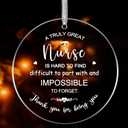 Nurse Gifts for Women, Appreciation Gift Thank You Christmas Ornament for Nurse