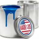 Stock Your Home 1 Quart Unlined Metal Paint Cans with Lids (2 Pack), Empty Quart Paint Cans for Storage, Mixing, Touch Ups and Crafts - Made in USA, Metal Buckets with Friction Fit Lids