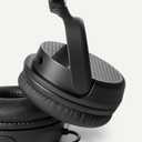 Amazon Basics On Ear Wired Computer Headset with Adjustable Microphone, 3.5mm Port or in-Line Control with USB-A Port, Foldable, Clear Sound, Small/Medium Size, Black