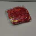 Glitinsel Dark Red 24 Pcs Velvet Bows Christmas Tree Ornaments Valentines Day Bows Decoration for Garland Home Coquette Wedding Decor (5 x 7 Inch, Width of 5/8")