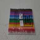 Marspark 20 Pcs Stackable Crayons Stacking Buildable Crayons Colorful Stackable Pencils Party Favors DIY Rainbow Pencil for School Office Birthday Party, 12 Colors(Vivid Color,Flat)