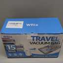 Vacuum Bags for Travel with Rechargeable Pump, 3 Sizes Vacuum Seal Bags for Clothing, Compression Vacuum Travel Bags for Luggage, Vacuum Packing Bags for Closet Organization (15)