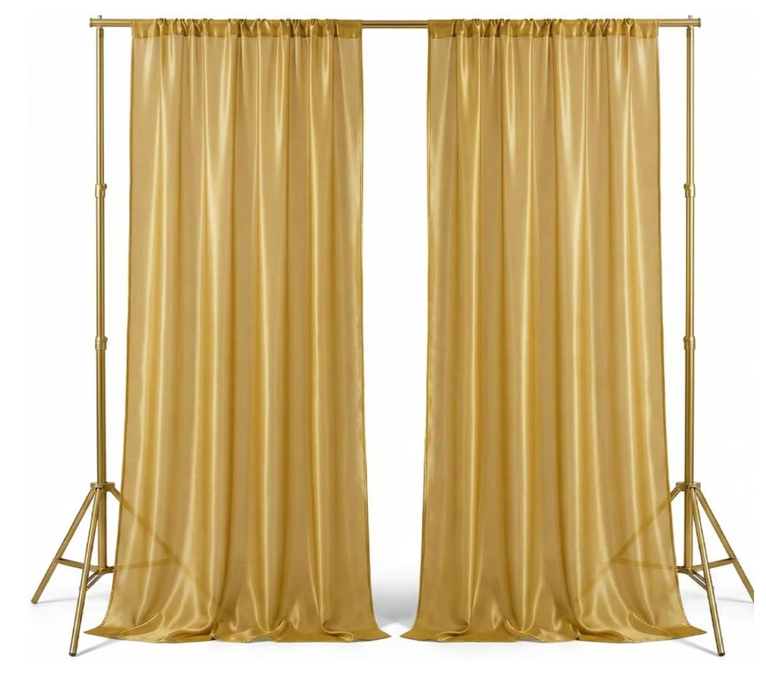 10x8ft Wedding Curtains Emerald Green Backdrop Curtain for Parties Wrinkle Free Curtain Panels Ceremony Party Home Drape Backdrop for Photography Props W5' x H8'2 Panels YUNBSDJ171