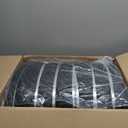 Aliceset 4 Pcs 80 x 144'' Extra Large Moving Blankets Heavy Duty Packing Blankets Quilted Shipping Furniture and Storage Pads Thick Furniture Pads for Wrapping Moving Protecting Supplies, Black
