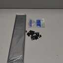 RIVECO 2U Vented Blank Panels for Rack & Cabinets Front Cover Panel 19-Inch Server & Network Rack Mount 2PCS Black