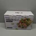 5-Pack Borosilicate Glass Containers with Tempered Lids, 35.2oz/4.4 Cup Airtight Meal Prep Set, Microwave/Freezer Safe (Pink)