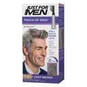 Just For Men Touch of Gray, Mens Hair Color Kit with Comb Applicator for Easy Application, Great for a Salt and Pepper Look - Light Brown, T-25, Pack of 1