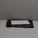 SABLUTE Wireless Keyboard with 7 Colored Backlits, Rechargeable Silent Compact Cordless Computer Keyboard with Low Profile Quiet Light Up Keys for Windows, PC, Linux, Chrome, Mac (White)