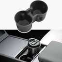 TPARTS Silicone Center Console Cup Holder Insert for Tesla Model 3 Highland 2024-2026 Anti-Slip Dust & Water Proof Noise Free Precise Fitment & Easy Installation(Standard/Premium/Performance)