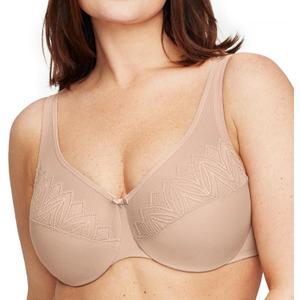 Glamorise Women's Plus Size Wonderwire Minimizer Bra Underwire #9003 (40DD, Caf)
