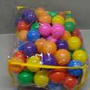 Ball Pit Balls Phthalate Free BPA Free Crush Proof Plastic - 7 Bright Colors in Reusable Play Toys for Kids with Storage Bag