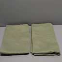 Simplebrand Ava Sage Green Short Blackout Curtains for Bedroom 54 Inches Long 2 Panels Set, Solid Thermal Insulated, Energy Saving Window Treatment Curtains Blackout Drapes, W40 x L54 Inch, Sage Green