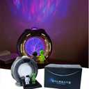 Northern Light Projector for Bedroom, Galaxy Projector Night Light with Plasma Ball, 8 Aurora Lights, White Noise, Timer, Bluetooth Speaker, Remote Control, Valentines Day Decor, Birthday Trendy Gift