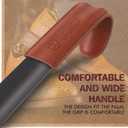 ZOMAKE Long Shoe Horn for Seniors Men,Metal Shoehorn Long handle for Boots, Shoe Spoon Helper