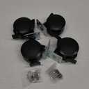 4 Pack 69828 69827 Locking Caster Compatible with Weber Spirit 200/300 Series Gas Grills (2013 and Newer) with Up Front Controls for Weber Grill Replacement Parts - Wheel Locking Mechanism