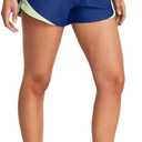 Under Armour Women's Play Up 3.0 Shorts ((432) Tech Blue / Retro Green / White), S