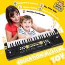 49 Key Piano Keyboard for Kids Music Toys Ages 3-5 Electronic Keyboards Pianos with Microphone for 3 4 5 6 Year Old Boys Girls Birthday Gifts