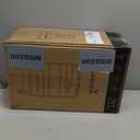 LUGGEX Carry On Luggage 22x14x9 Airline Approved, FLO5 Expandable Polycarbonate Suitcase with Front Pocket (FX-Core, Black, 20 Inch)