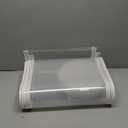 Stuffed Animal Storage Tube,Stuff Animal Organizer, Stuffed Animal Zoo Storage, PET Transparent Bucket with Zipper for Kids (White)