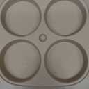 Bobikuke Egg Pan Fried Egg Pan, Egg Frying Pan with Lid Nonstick 4 Cups Pancake Pan Aluminium Alloy Cooker for Breakfast, Gas Stove & Induction Compatible (White)