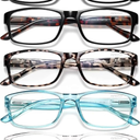 Gaoye Professional Reading Glasses for All Day - Computer Readers with Blue Light Protection - Value Pack, +2.0