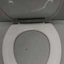 KHE Elongated Toilet Seat 18.5 Inch, Soft Close, White