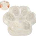 Handmade Cat Paw Taba Squishy Toys,Anxiety and Relaxation Perfect Desk Accessory for Stress Relief Toys (Transparent)