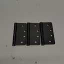 Hinge Outlet Ball Bearing Door Hinges - 4 Inch, 1/4 Inch Radius, Timely Template Arch Hole (Oil Rubbed Bronze, 3 Pack)