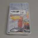 WIBIMEN Ice Cube Tray with Lid and Bin - Round Ice Trays for Freezer with Lid - Ice Cube Trays for Freezer with Ice Container (0.8"-2PACK White)