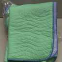 IMPROVIA Washable Underpads, 34" x 36" (Pack of 4) - Heavy Absorbency Reusable Bedwetting Incontinence Pads for Kids, Adults, Elderly, and Pets - Waterproof Protective Pad for Bed, Couch, Sofa, Floor (Green)